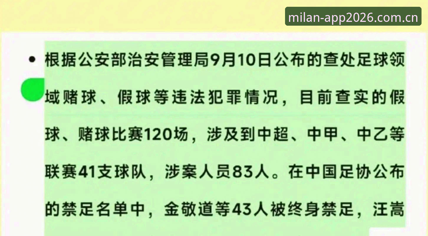 米兰数据浏览安全吗 中国足协第三批禁足名单解读操作教程:在米兰数据平台追踪行业整顿动态